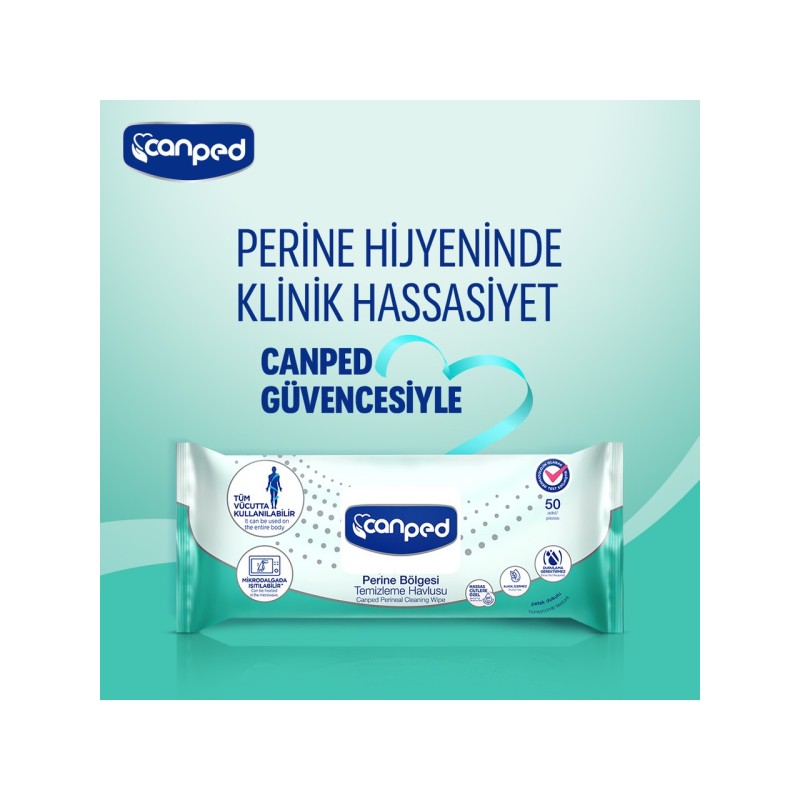 Perine Bölgesi Temizleme Havlusu 50 Li x 1 Adet - Görsel 1