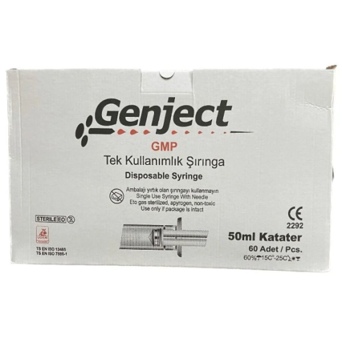 Beslenme Katater Enjektörü Gavaj & Çam Uçlu Şırınga 50 ml - 60lı Paket