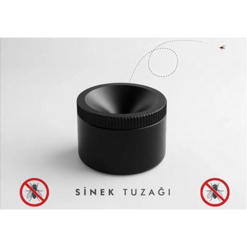 Dekoratif Sinek Tuzağı Hazneli Kilitli | Kimyasalsız Sinek Yakalama Çözümü