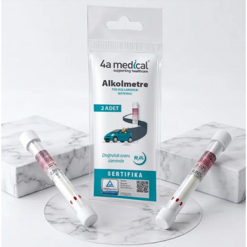 Tek Kullanımlık Sertifikalı Alkolmetre İkili Paket - Görsel 1